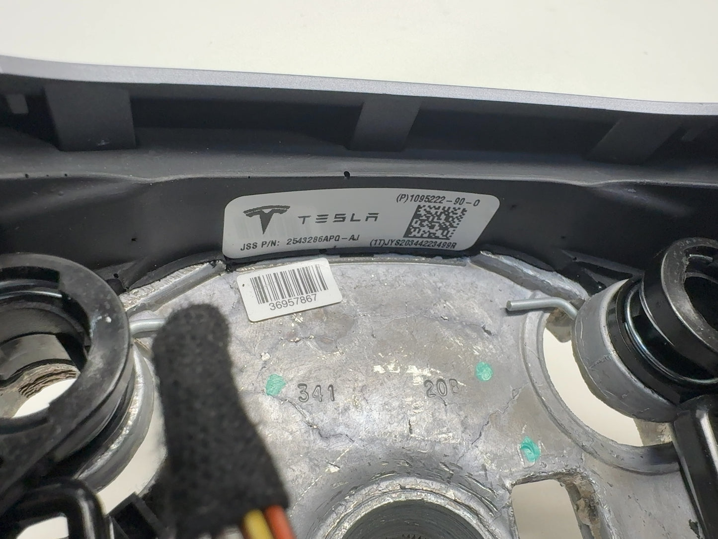2021 Tesla Model 3 Steering Wheel Non-heated 1095222-90-O