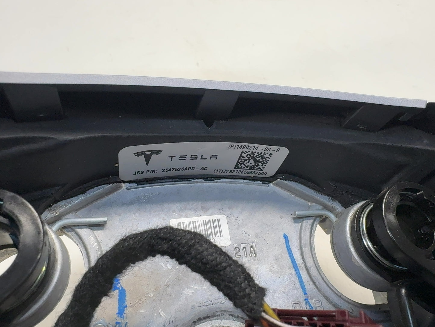 2021-2023 Tesla Model 3 Steering Wheel Heated 1490214-00-B