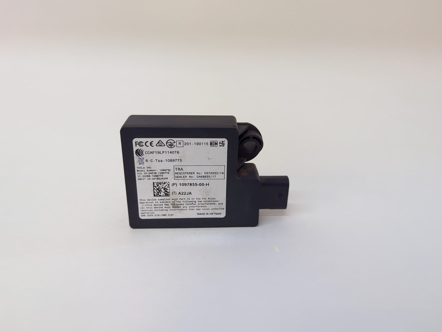 2022 Tesla Model 3 Rear Bumper Body Control Module 1097855-00-H
