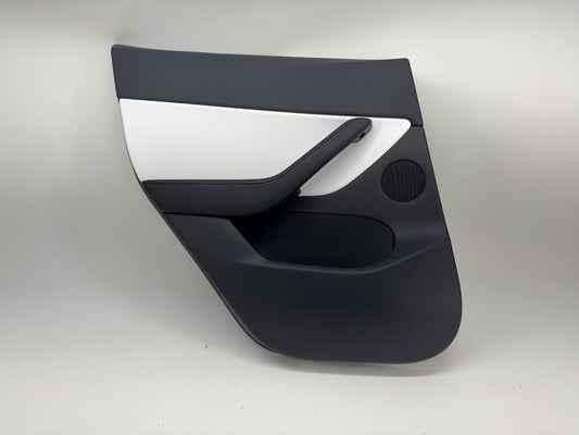 2021 Tesla Model Y Rear Left Door Panel White 1497296-02-C
