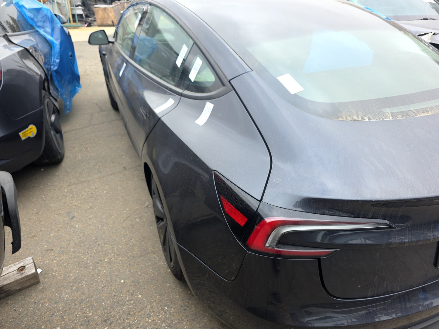 2025 Tesla Model 3 Highland Left Quarter Panel Cut 1910794-S0-A