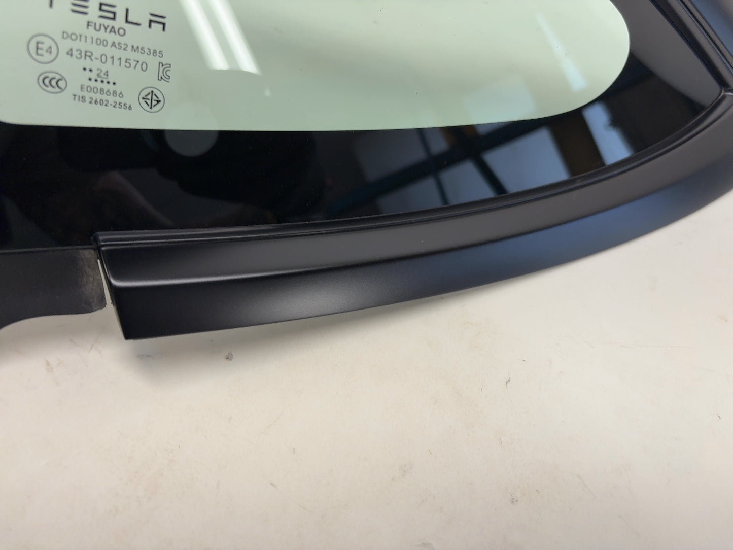 2025 Tesla Model 3 Highland Rear Quarter Glass Left Black 1915483-20-C