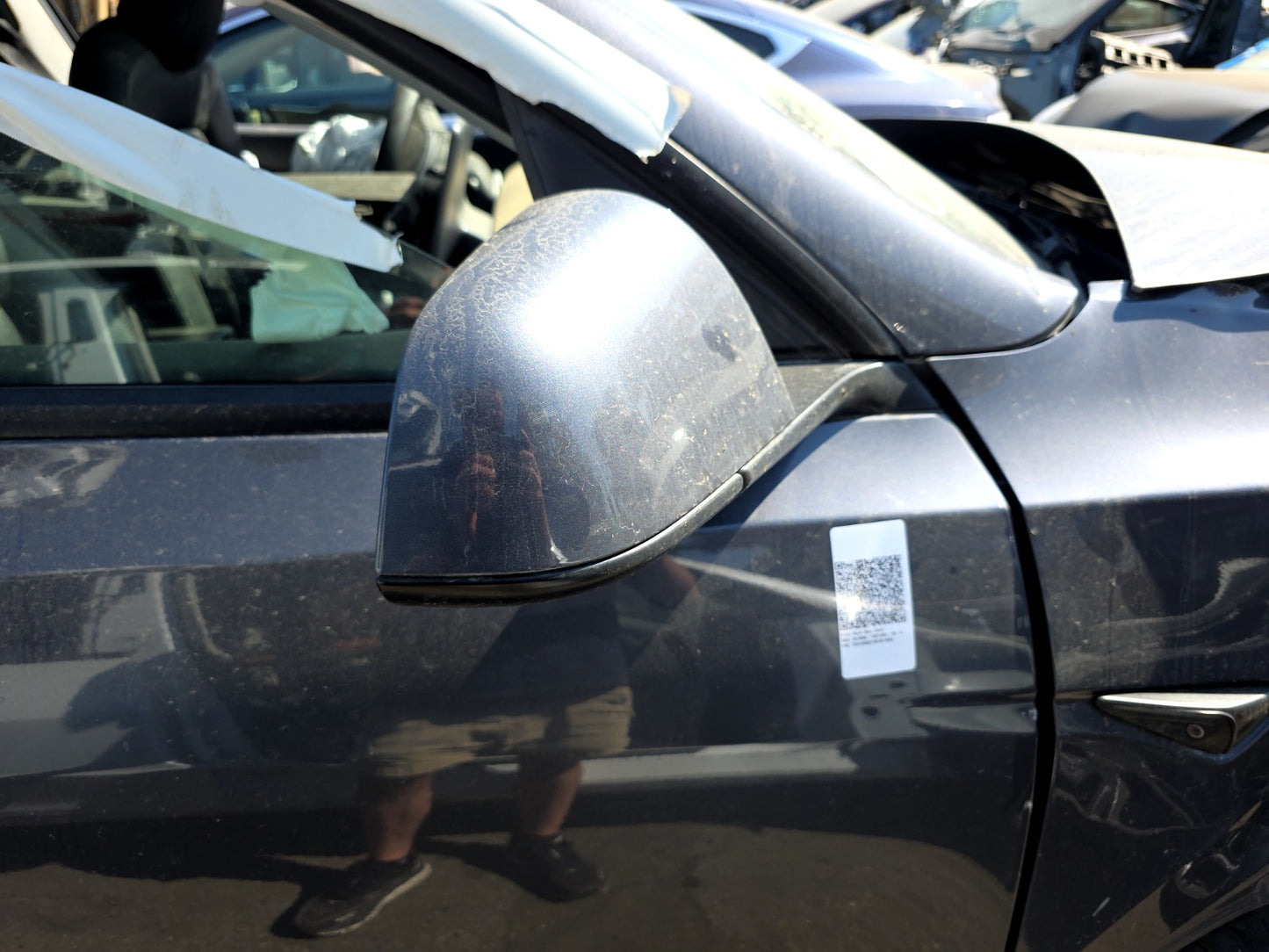 2021-2023 Tesla Model Y Front Right Door Mirror Assembly 1594112-00-B