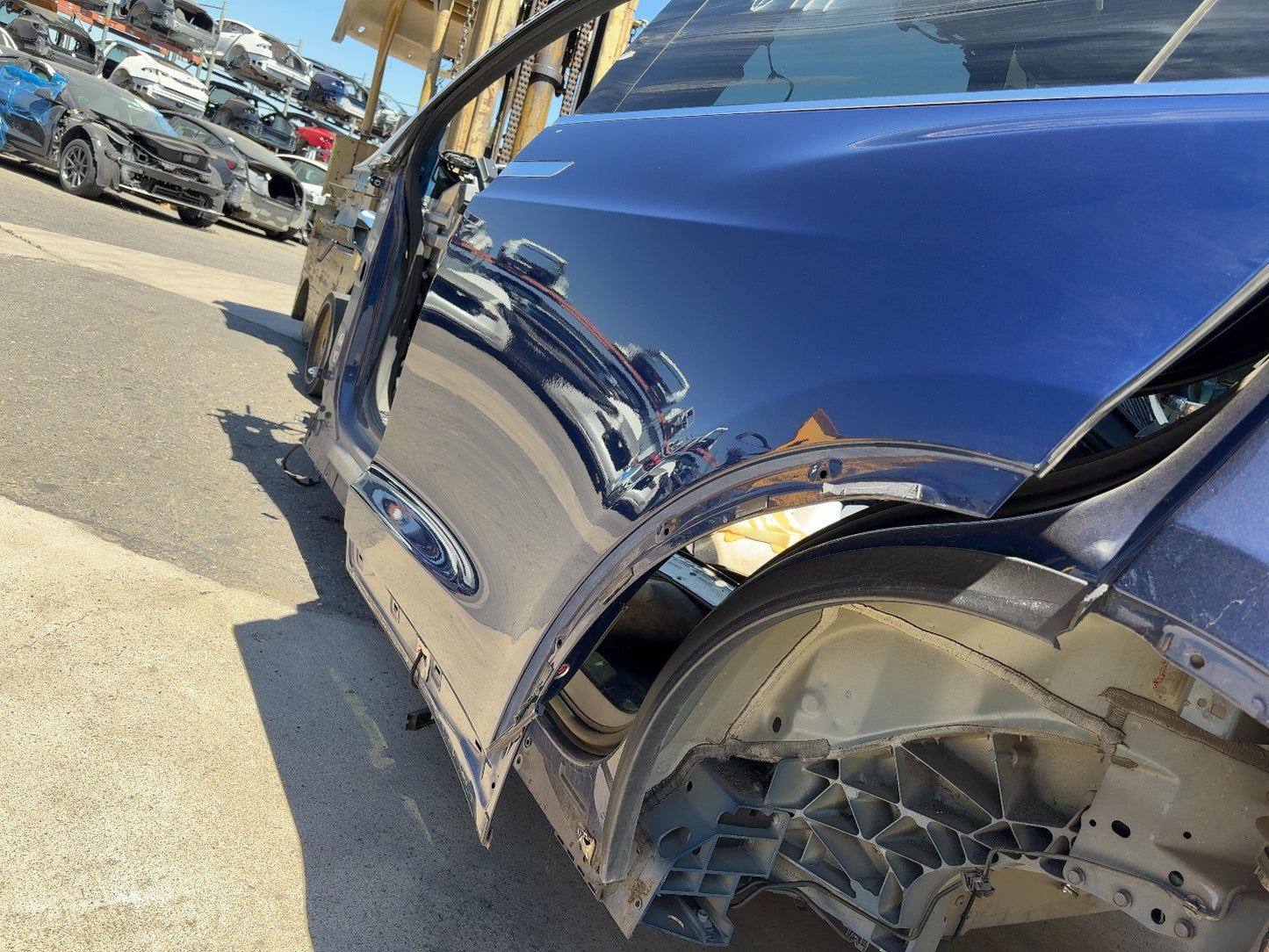 2016-2018 Tesla Model X Rear Left Door Shell 1069537-E0-A