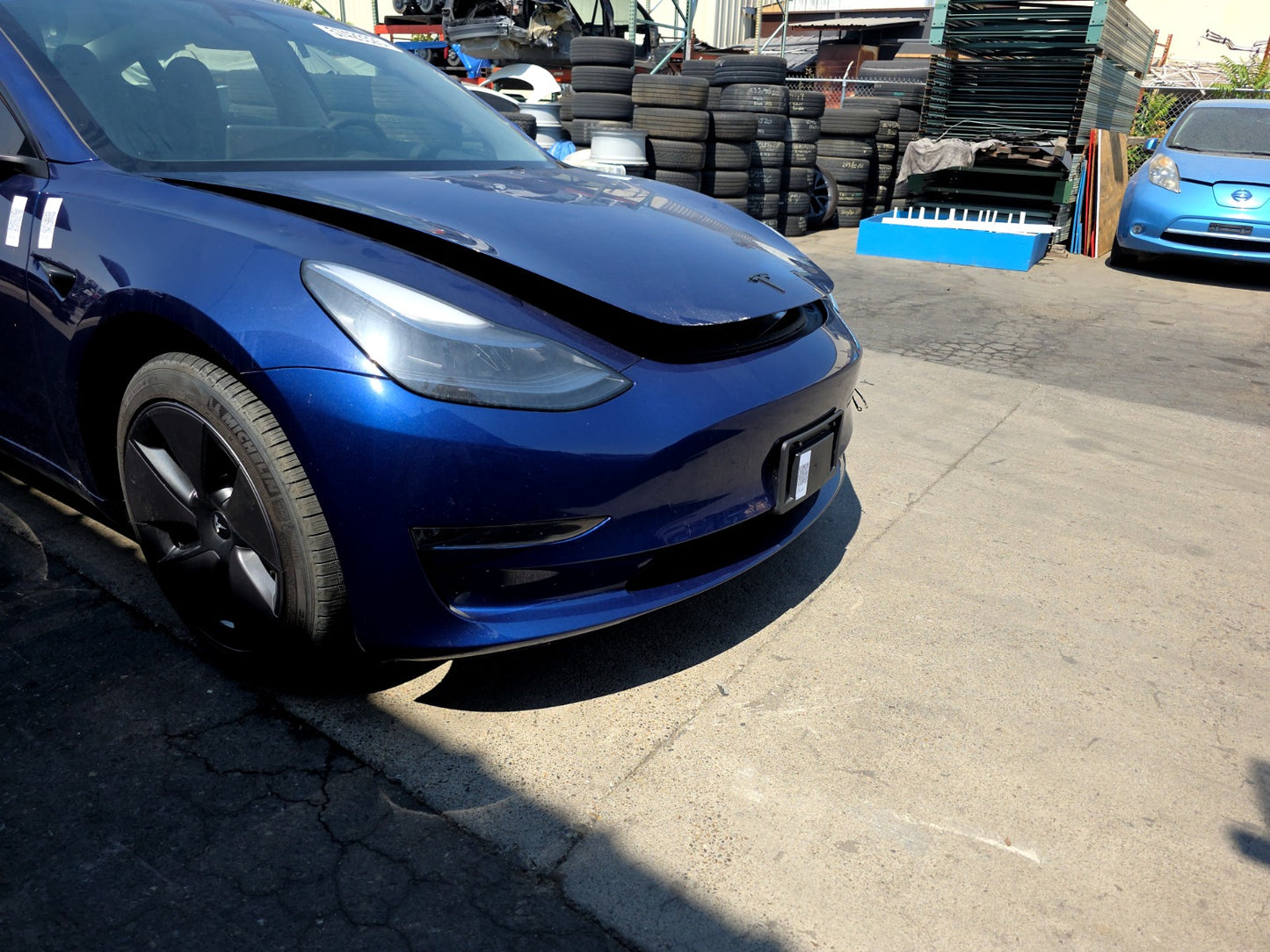2023 Tesla Model 3 Front Bumper Assembly Without Park Sensors 1916699-S0-A