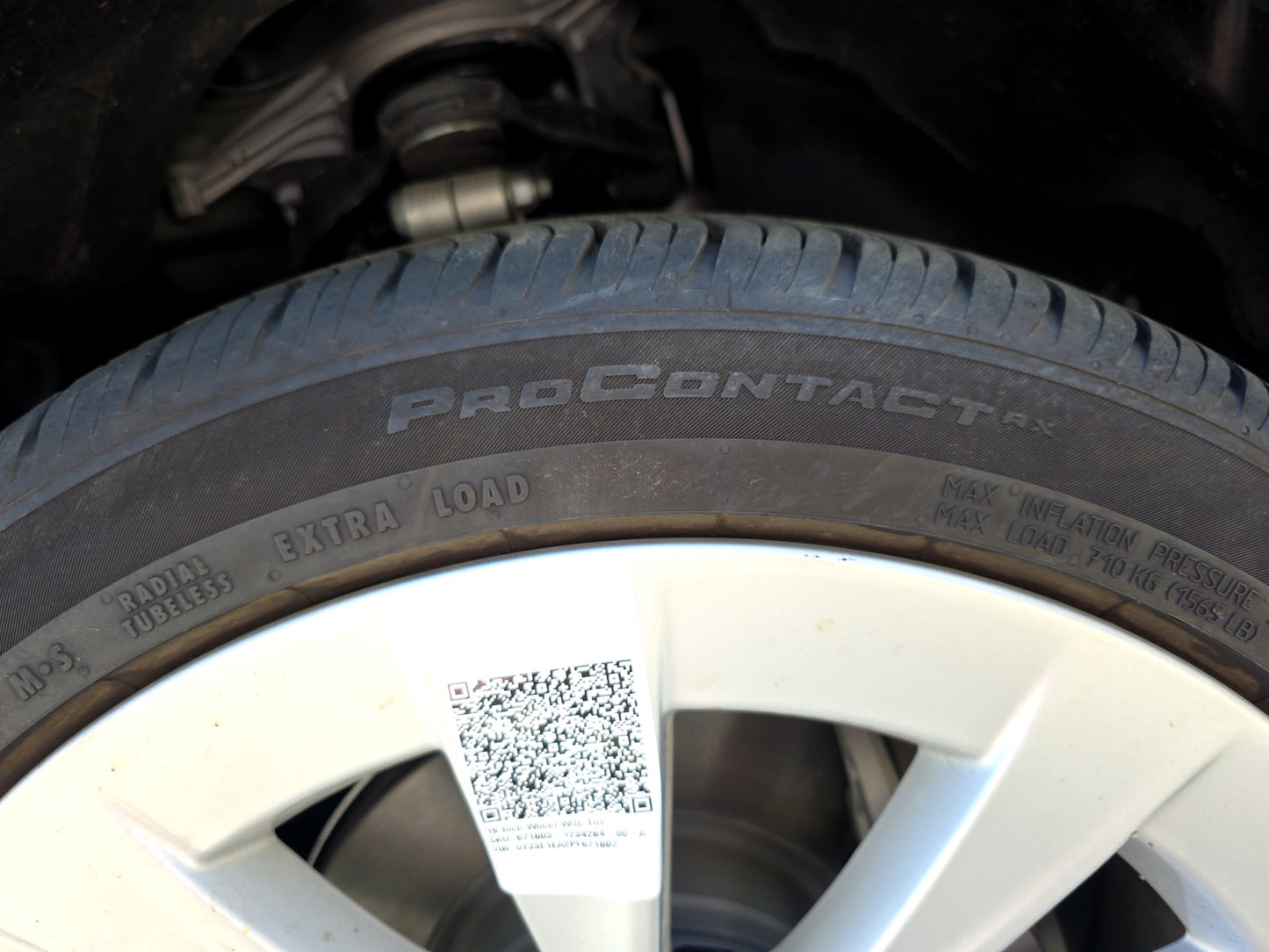 2023 Tesla Model 3 19 Inch Wheel With Tire 1234264-00-A