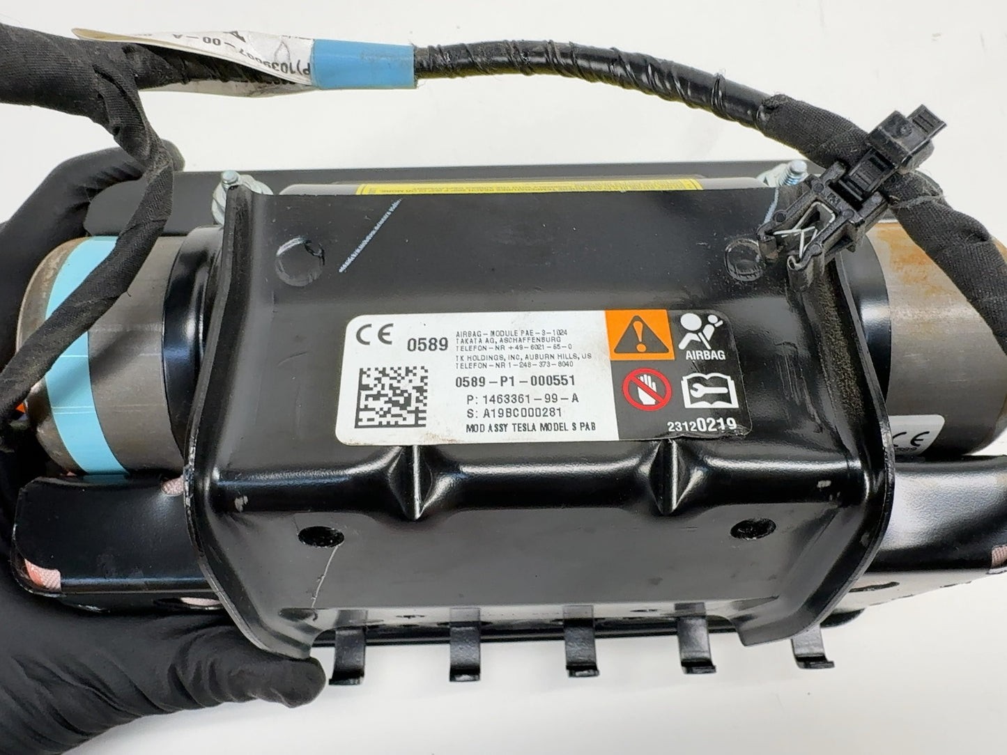 2015 Tesla Model S Dash Board Airbag 1463361-99-A