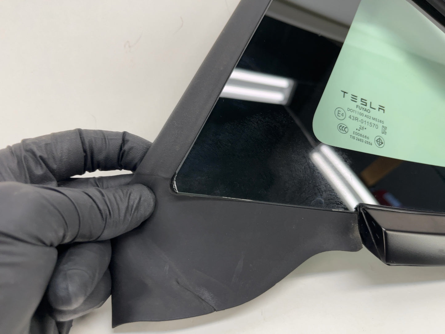 2025 Tesla Model 3 Highland Rear Quarter Glass Left Black 1915483-20-C