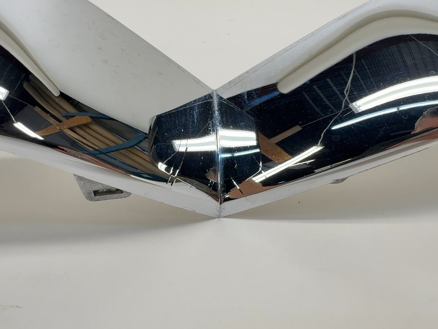 2017 Tesla Model X Front Upper Grille Bright Trim 1047022-00-D