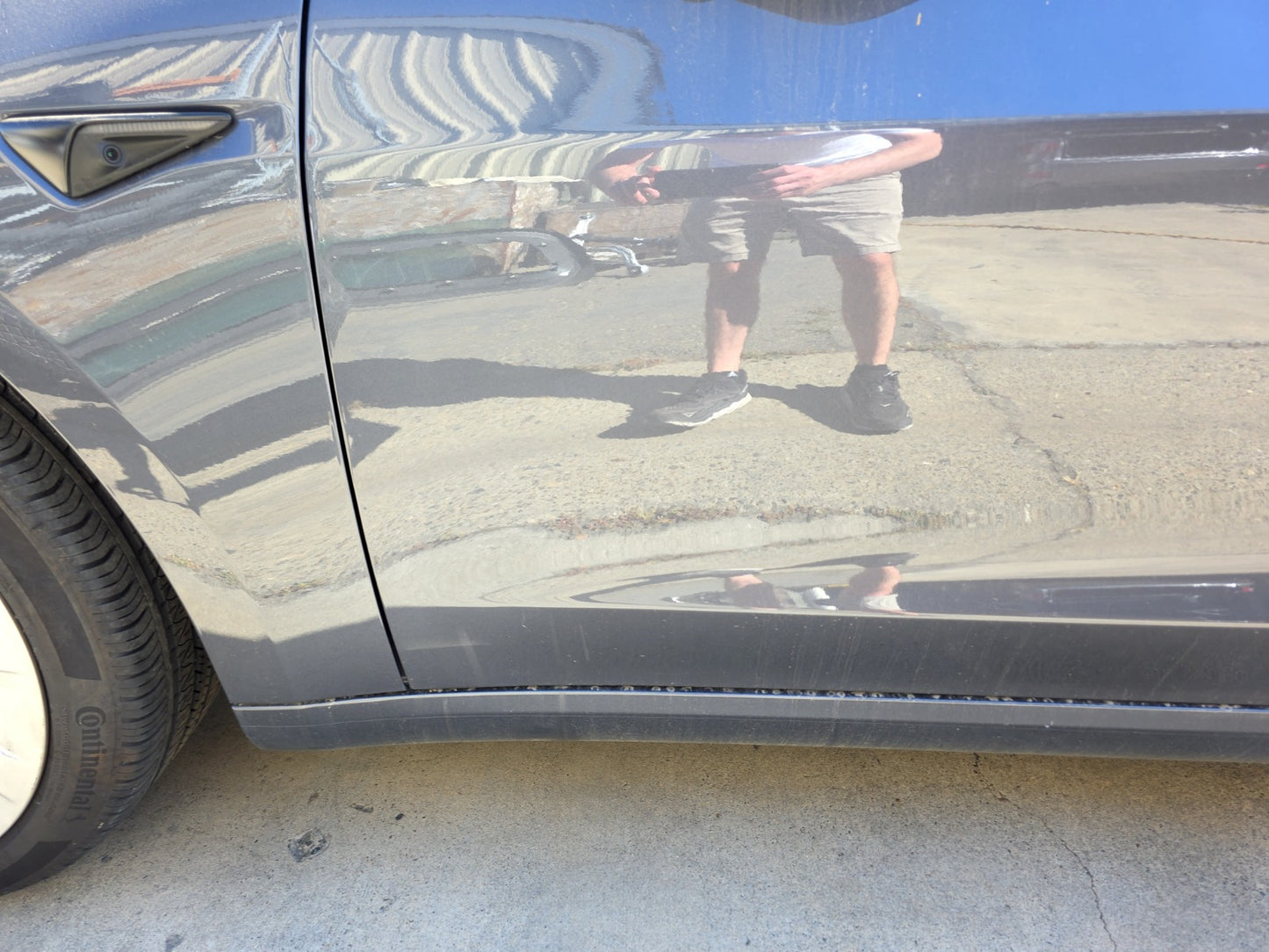 2021-2023 Tesla Model 3 Front Left Door Assembly No Mirror No Door Trim 1081421-E1-C