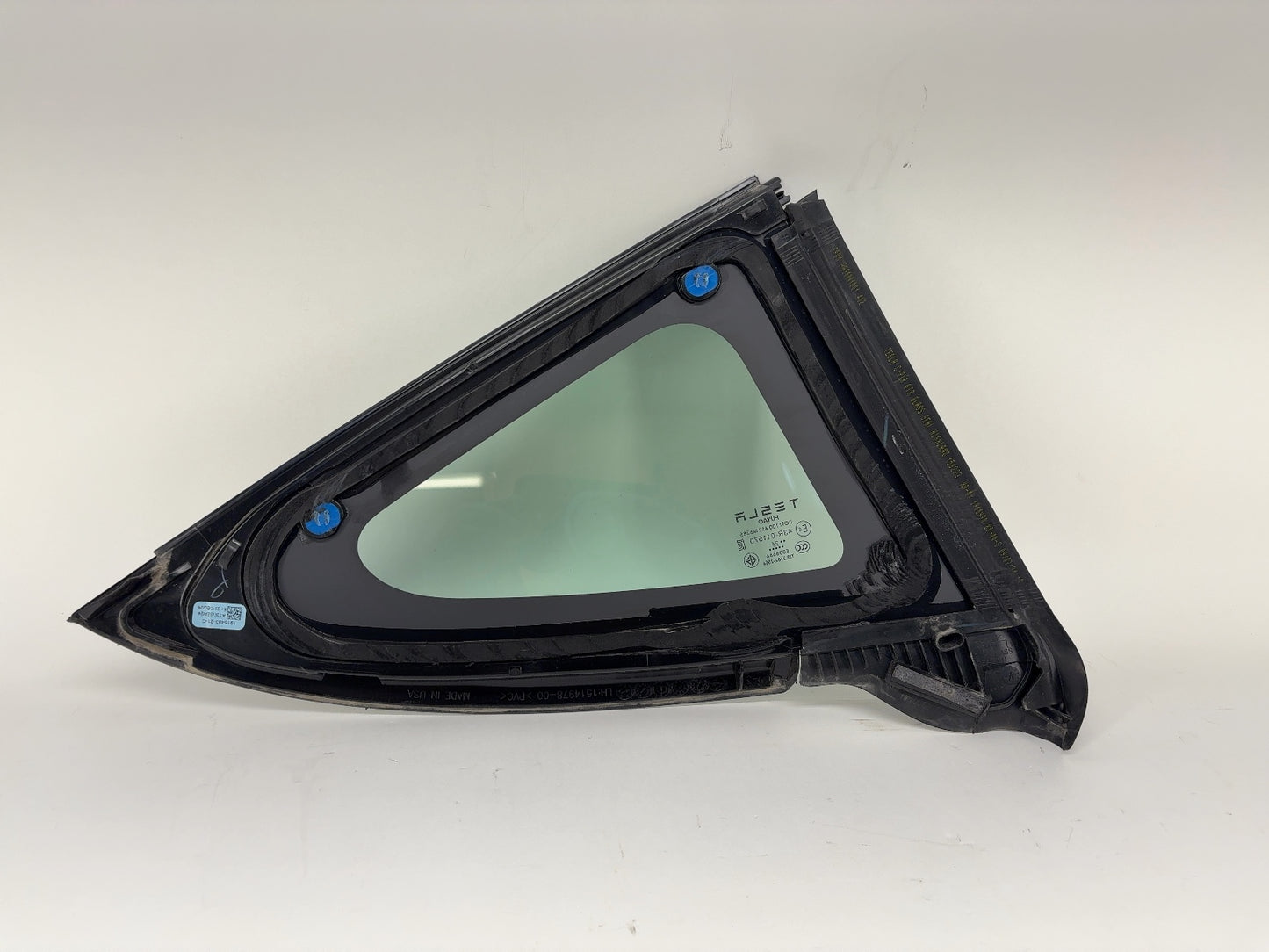 2025 Tesla Model 3 Highland Rear Quarter Glass Left Black 1915483-20-C