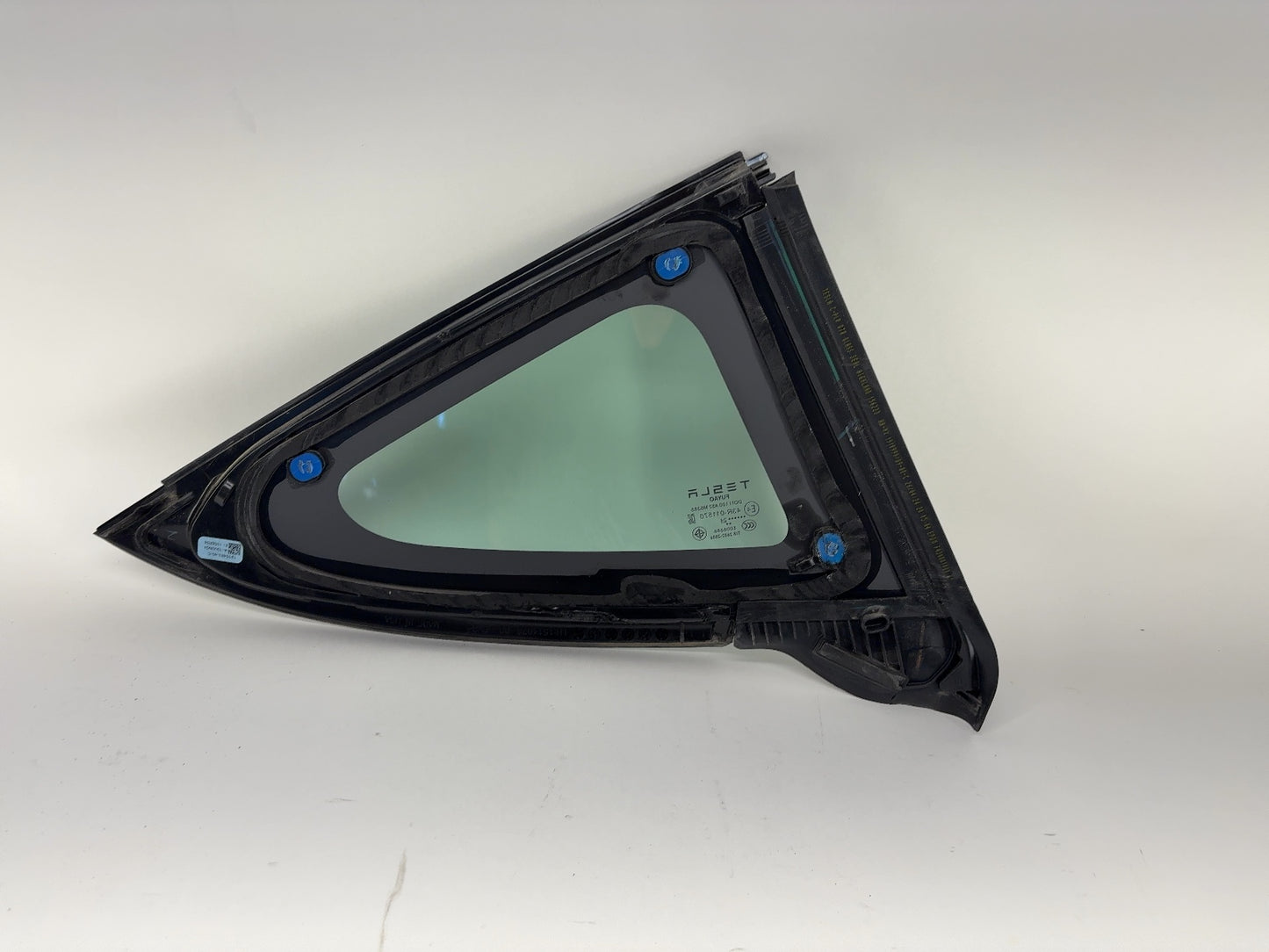 2025 Tesla Model 3 Highland Rear Quarter Glass Left Black 1915483-21-C