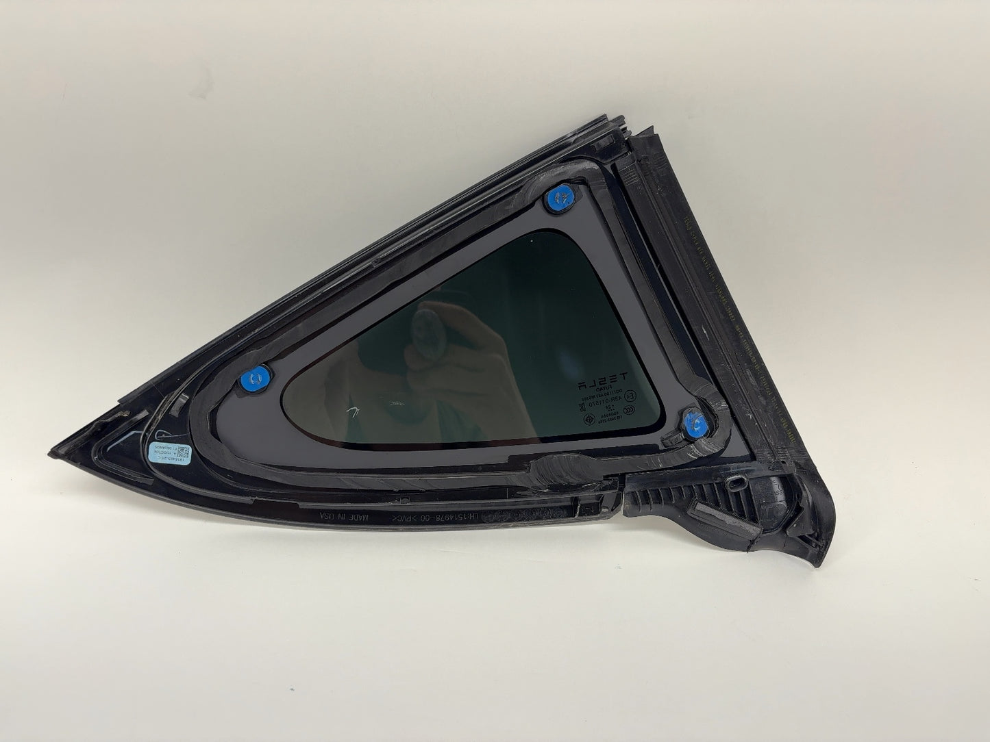 2025 Tesla Model 3 Highland Rear Quarter Glass Left Black 1915483-21-C