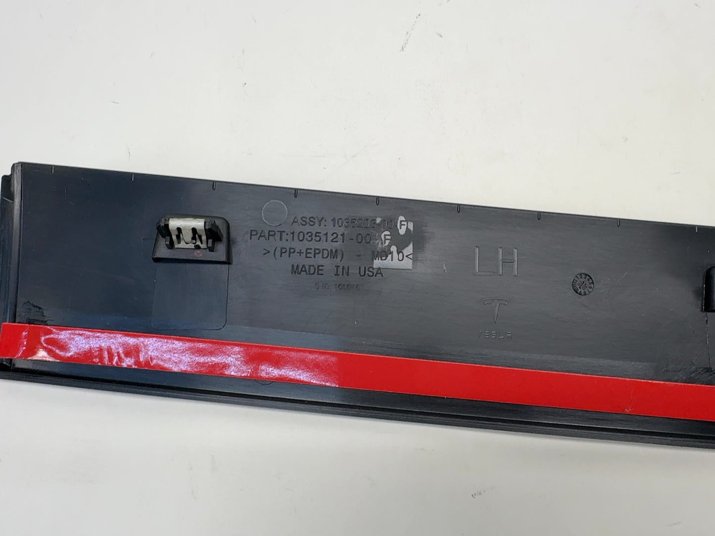 2020 Tesla Model X Rear Left Door Cladding 1035121-00-F