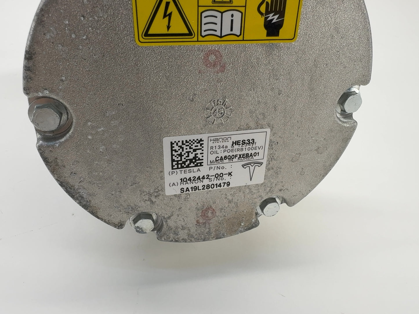 2019 Tesla Model X Ac Compressor 1042442-00-K