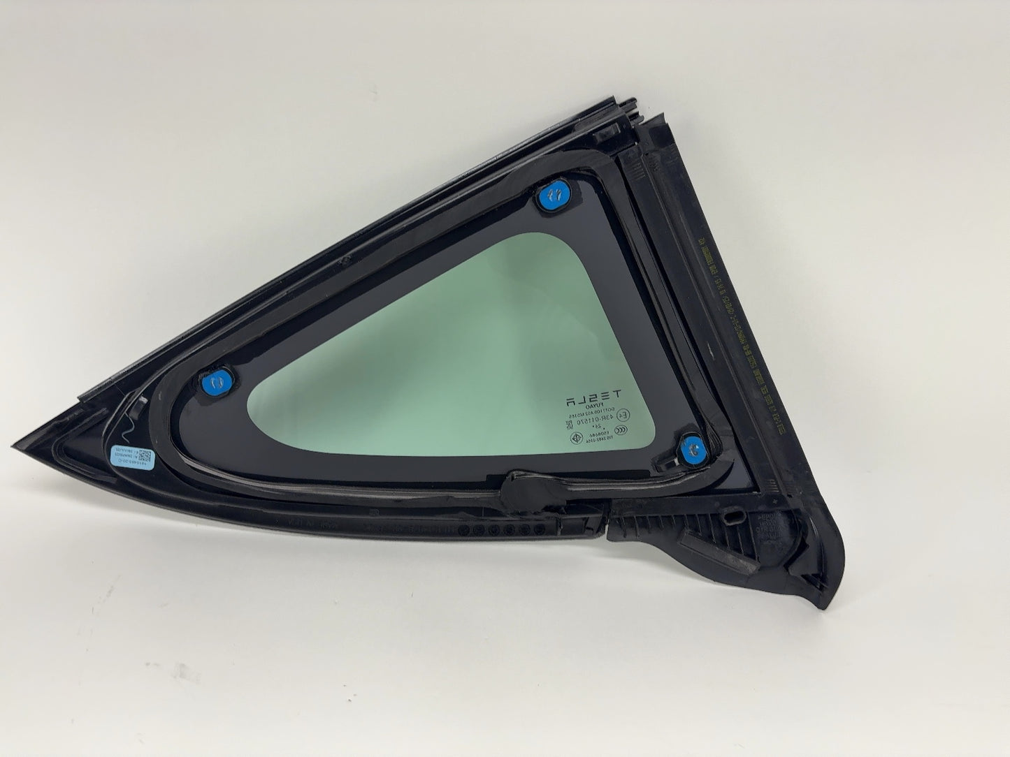 2025 Tesla Model 3 Highland Rear Quarter Glass Left Black 1915483-20-C
