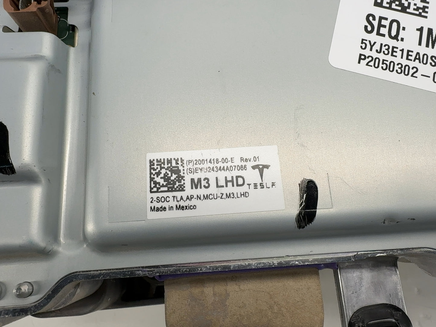 2025 Tesla Model 3 Highland Car Computer 2001418-00-E
