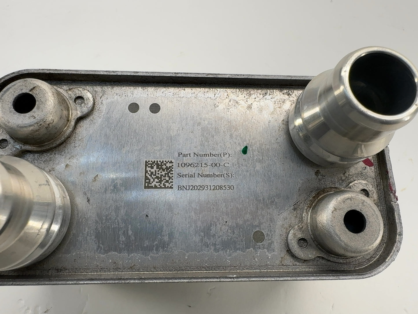 2021 Tesla Model 3 Rear Drive Unit Coolant Heat Exchanger 1096215-00-C