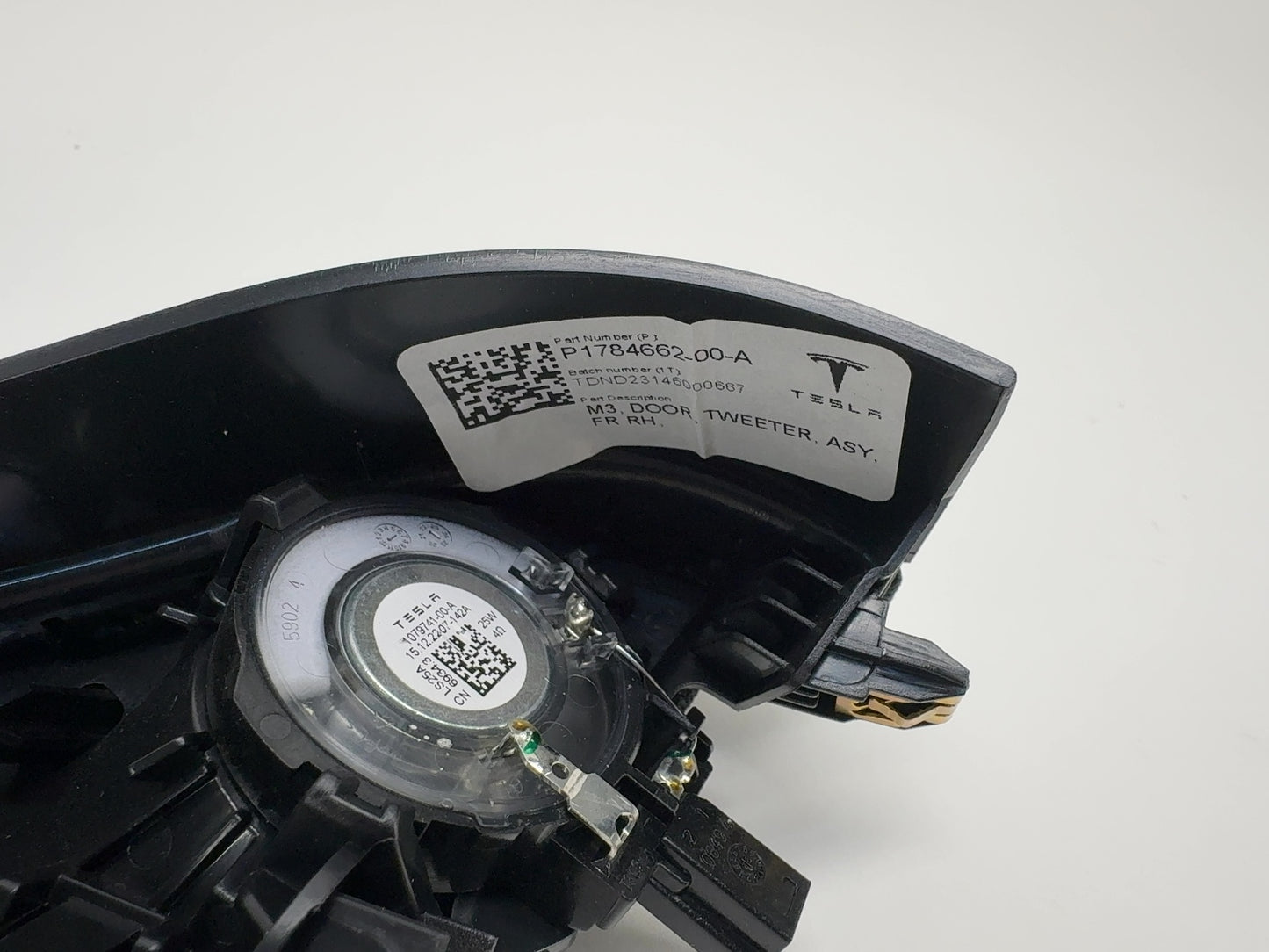 2023 Tesla Model 3 Front Right Tweeter 1784662-00-A