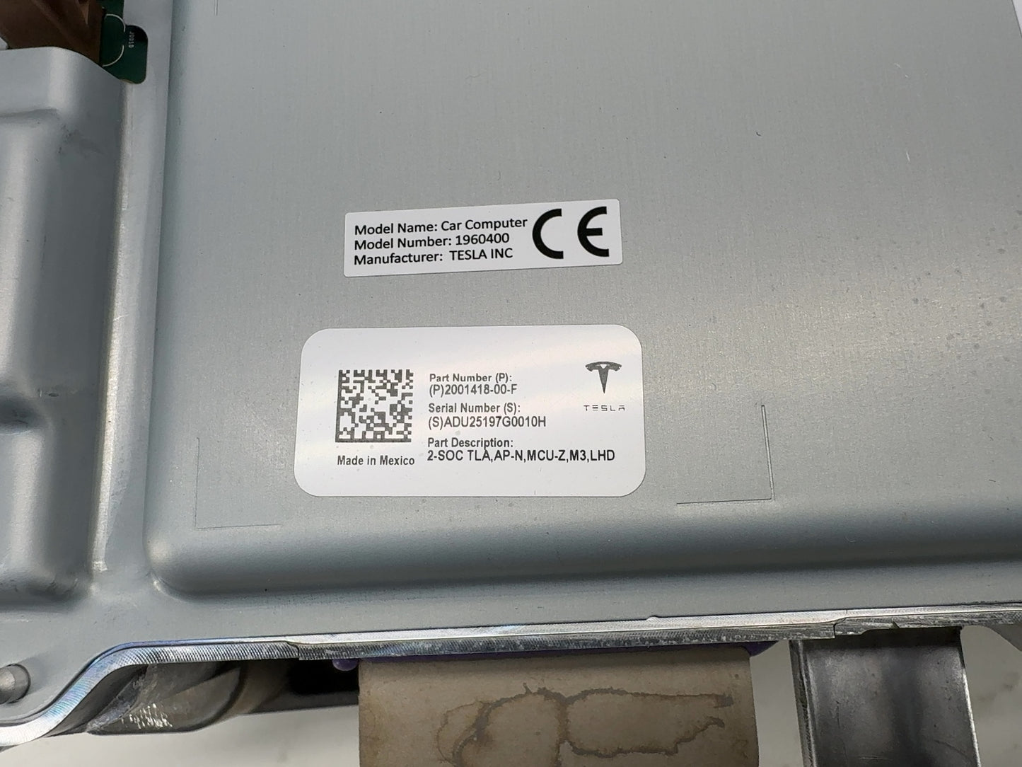 2025 Tesla Model 3 Highland Car Computer 2001418-00-F