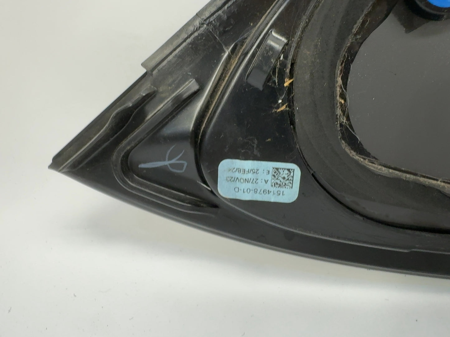 2023 Tesla Model 3 Left Quarter Glass 1514978-01-D