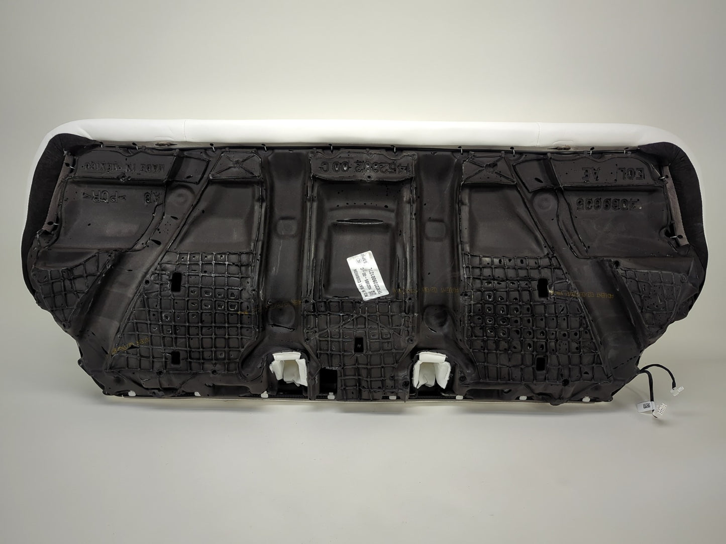2022 Tesla Model 3 Rear Lower Seat Cushion White 7654336-02-C