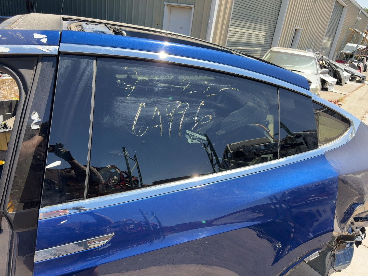 2016-2018 Tesla Model X Rear Left Door Shell 1069537-E0-A