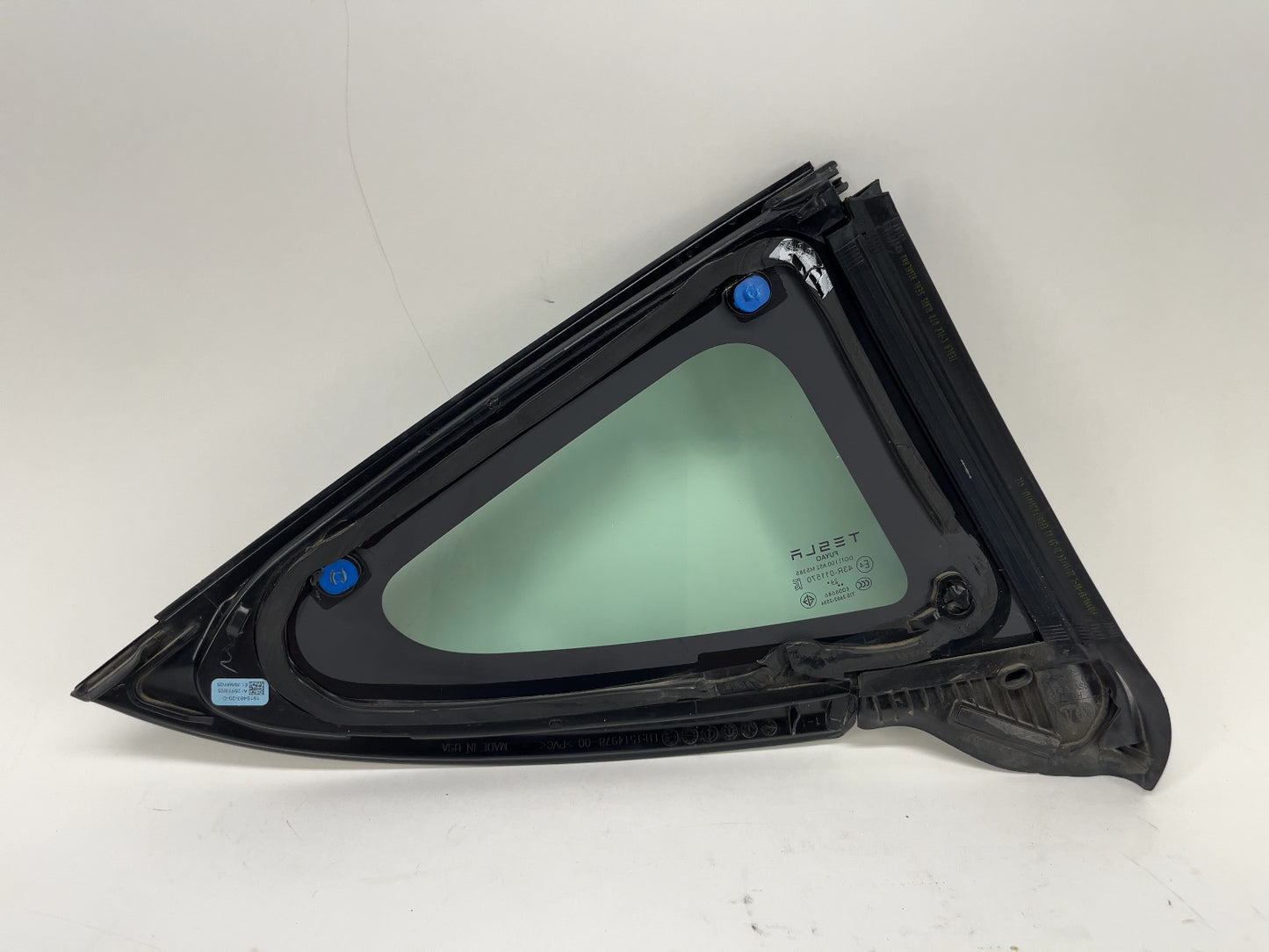 2025 Tesla Model 3 Highland Rear Quarter Glass Left Black 1915483-20-C