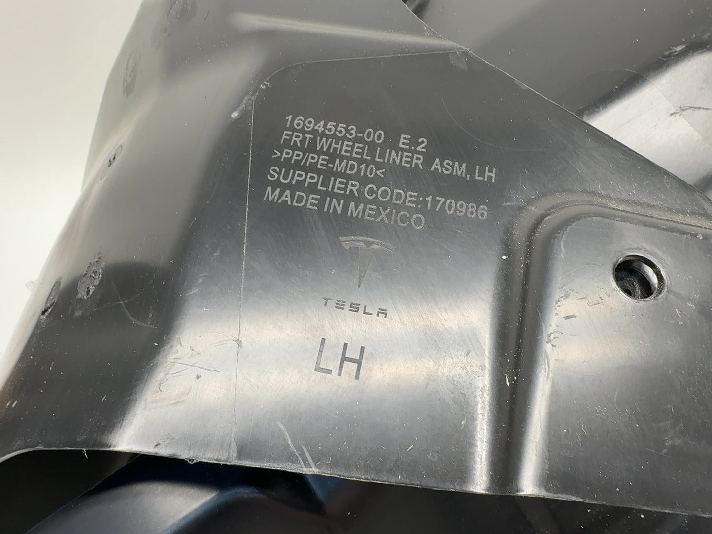 2024-2025 Tesla Model 3 Highland Front Left Wheel Arch Liner 1694553-00-E
