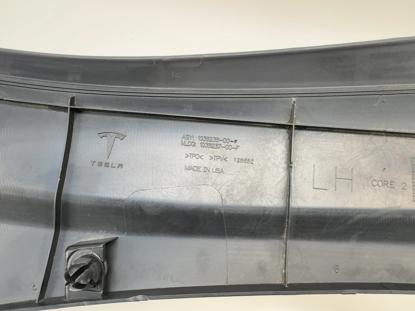 2020 Tesla Model X Frunk Apron Left 1036236-00-G