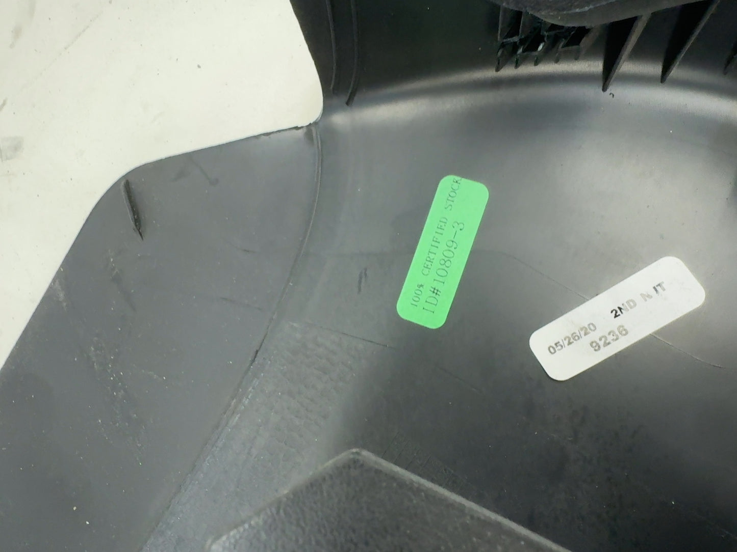 2019-2020 Tesla Model 3 Front Left Driver Seat Trim With Buttons 1088964-00-C
