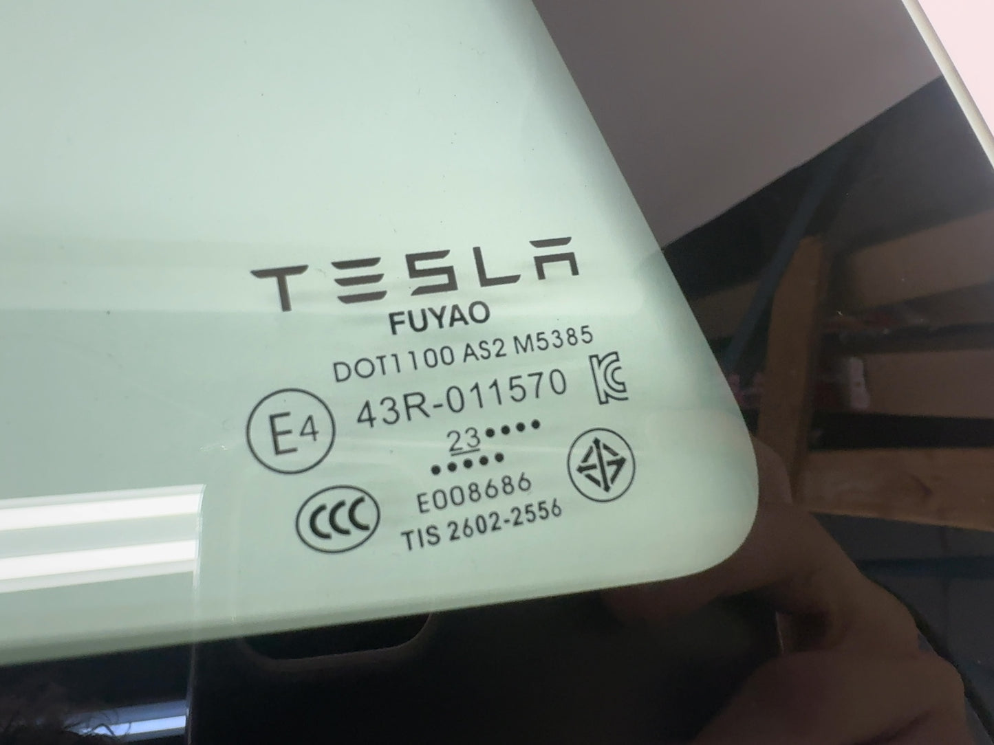 2021-2023 Tesla Model 3 Right Quarter Glass 1514979-01-C