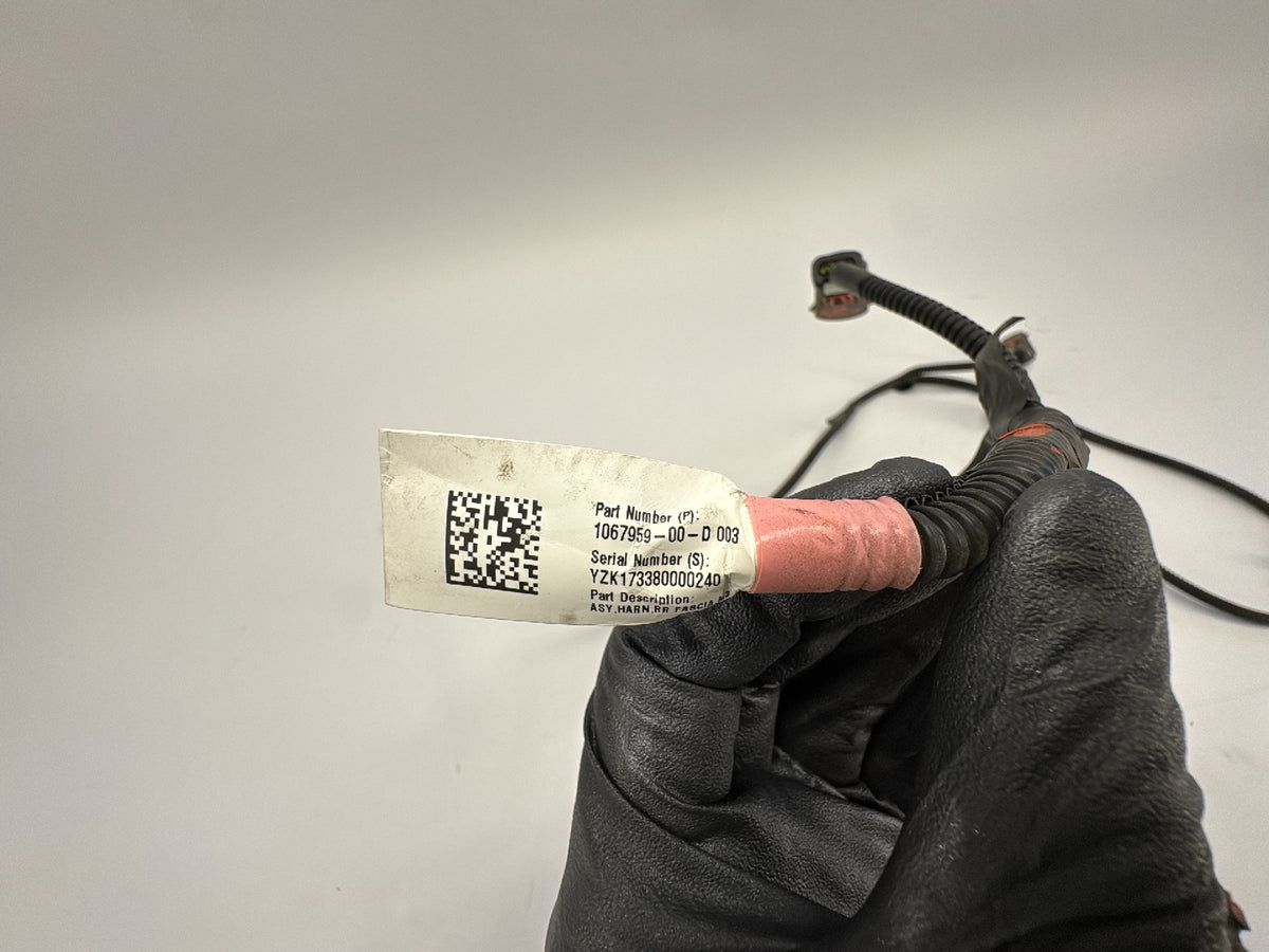 2018-2019 Tesla Model 3 Rear Bumper Harness With Sensors 1067959-00-D
