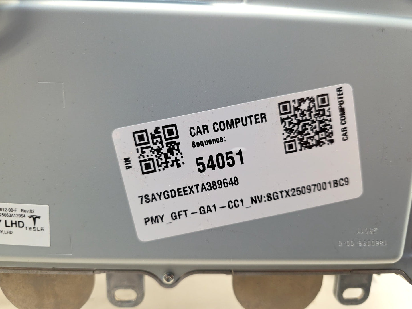 2026 Tesla Model Y Juniper Car Computer Hardware 4 1918812-00-F