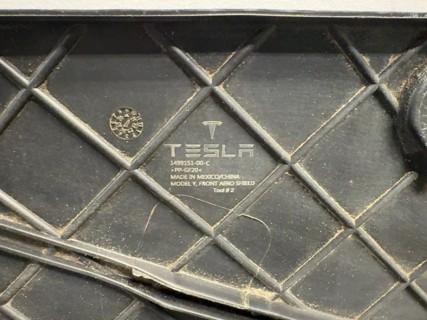 2025 Tesla Model 3 Highland Front Aero Shield 1499151-00-C