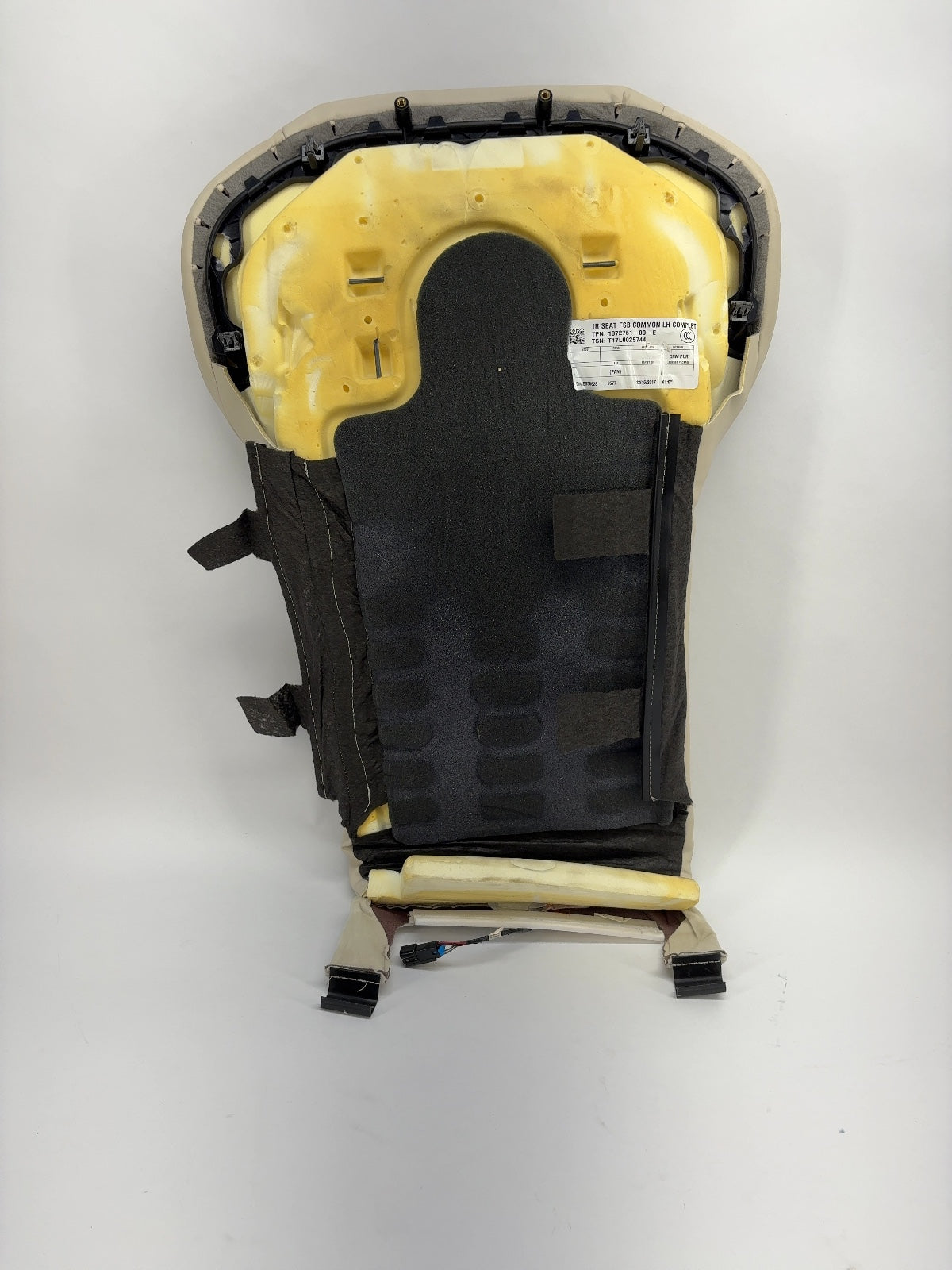 2017 Tesla Model X Front Left Seat Upper Cushion Cream 1072751-00-E