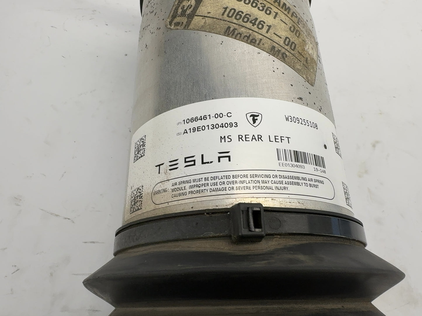 2019 Tesla Model S Rear Air Spring Module Left 1066461-00-C
