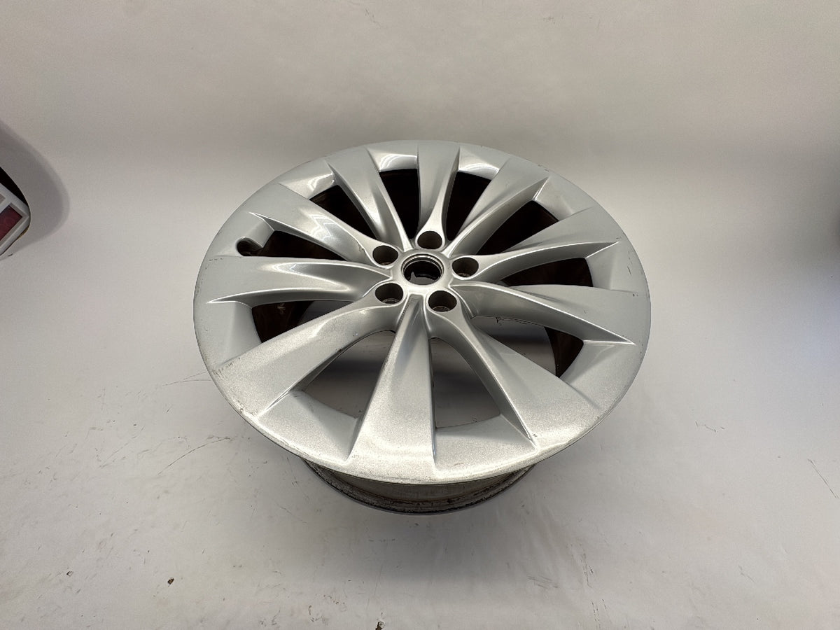 2020 Tesla Model X 20 Inch Rim Silver Slipstream 1027245-00-A