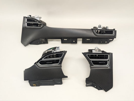 2018 Tesla Model X Instrument Panel Finish Set Carbon Fiber 1042771-11-C