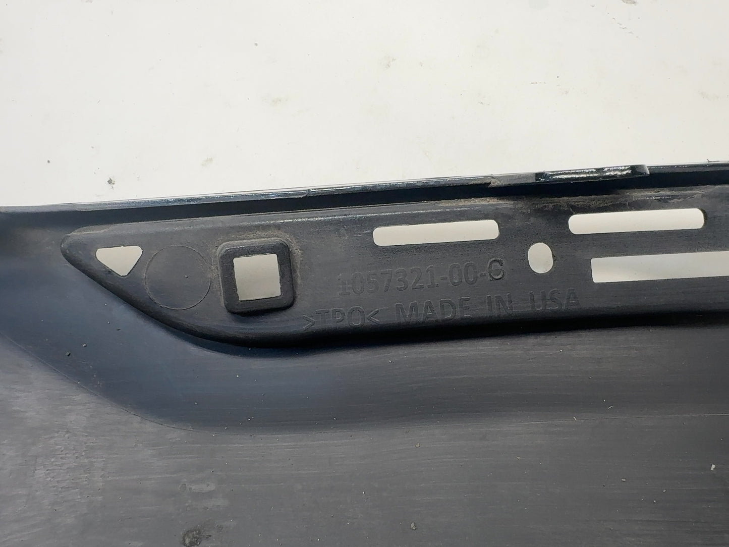 2020 Tesla Model S Rear Bumper Lower Trim 1057321-00-C