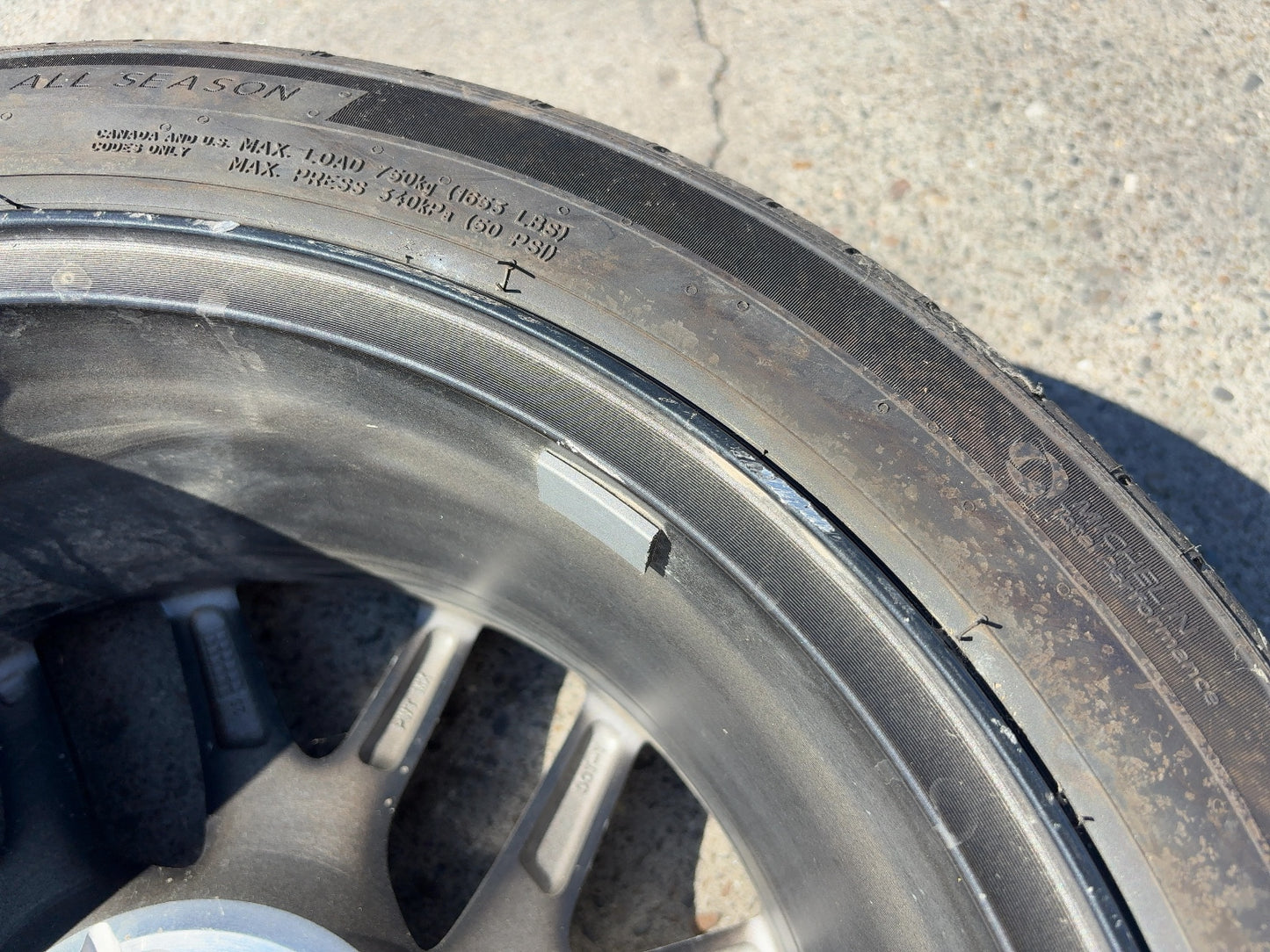 2024-2026 Tesla Model 3 Highland Michelin- Primacy A/s 235/45r18 Wheel 1344246-00-A