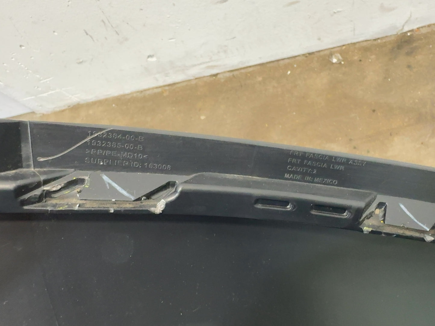 2025-2026 Tesla Model Y Front Fascia Lower Valance 1932384-00-B