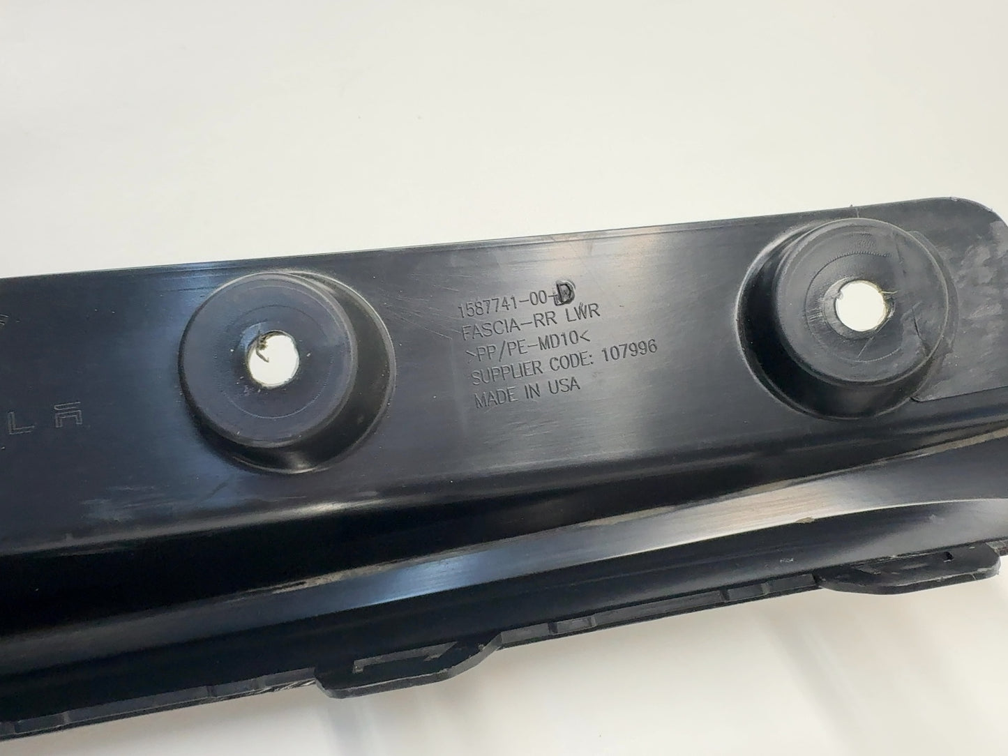 2025 Tesla Model 3 Highland Rear Bumper Lower Valance 1587741-00-D