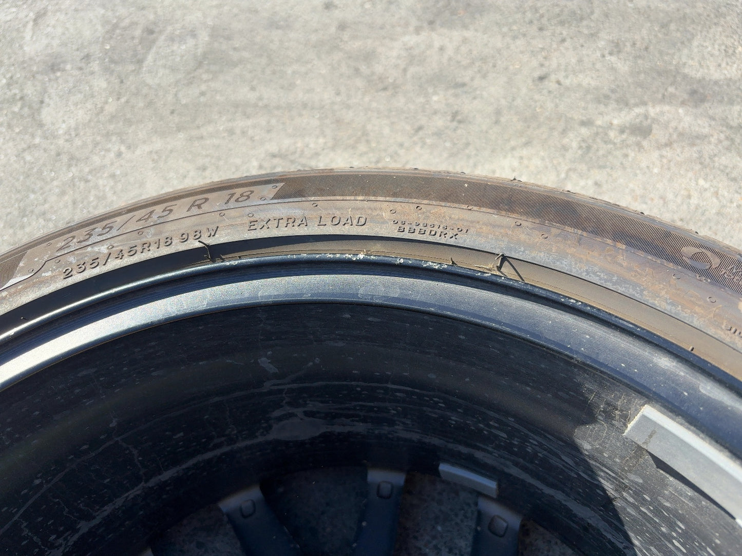 2024-2026 Tesla Model 3 Highland Michelin- Primacy A/s 235/45r18 Wheel 1344246-00-A