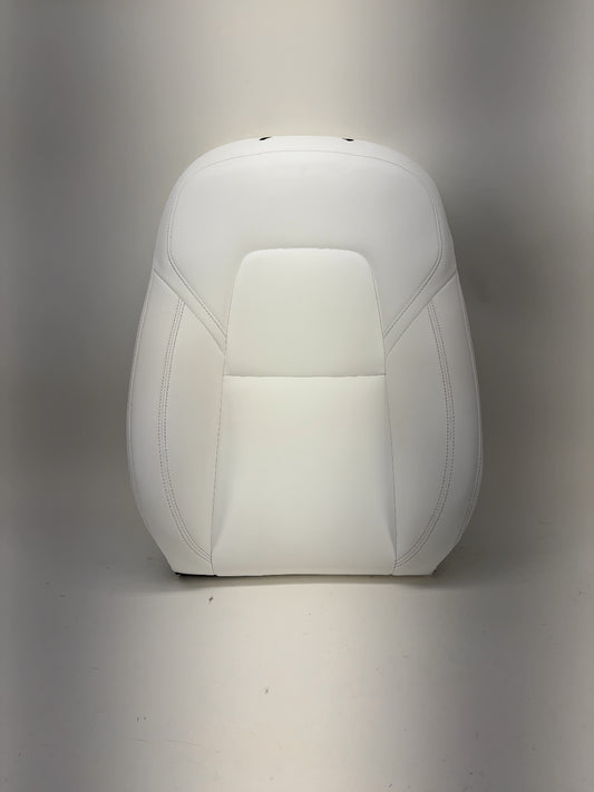 2022 Tesla Model 3 Front First Row Seatback Trim Left White 1452890-02-D