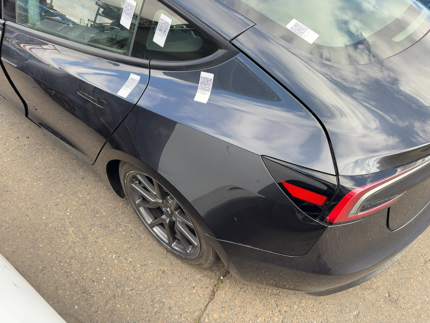 2025 Tesla Model 3 Highland Left Quarter Panel Cut 1910794-S0-A