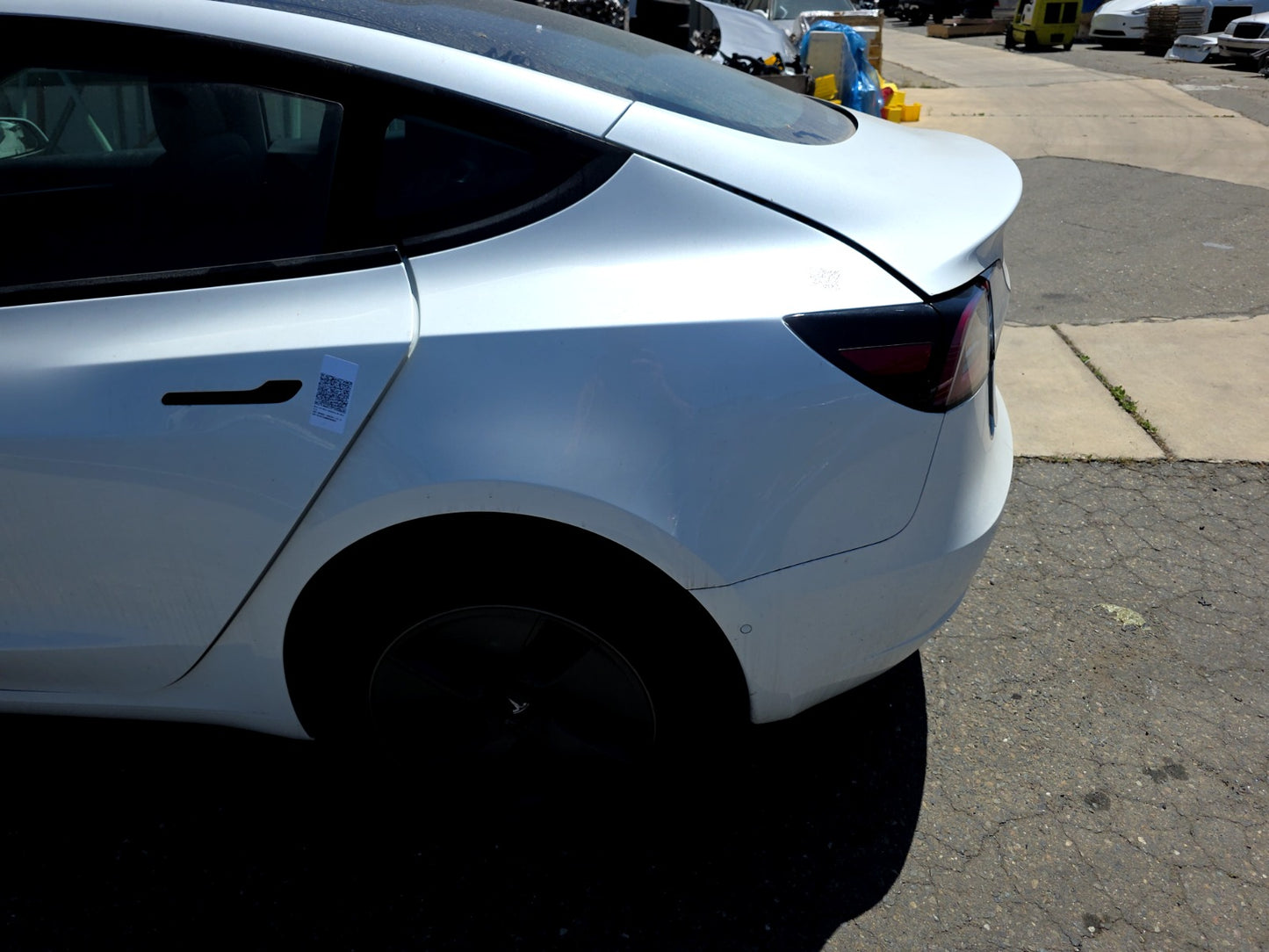 2021-2023 Tesla Model 3 Left Quarter Panel Cut 1073677-S0-B