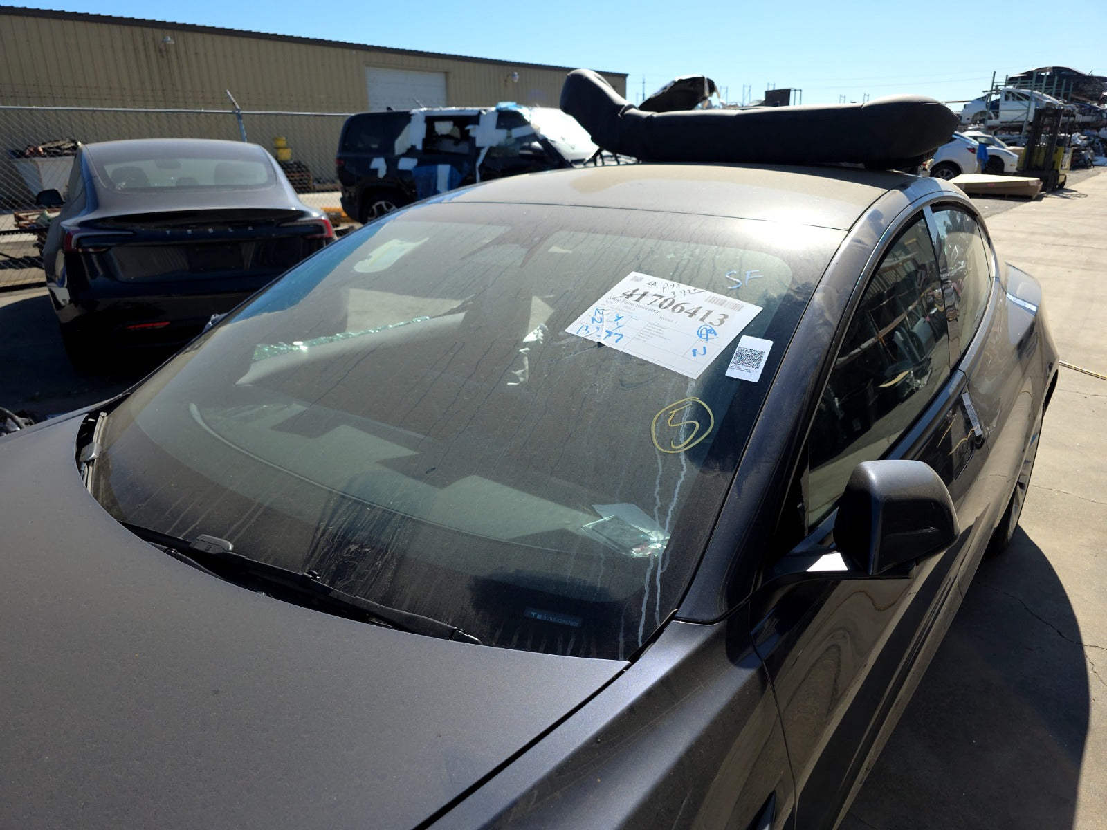 TESLA MODEL Y FRONT WINDSHIELD GLASS 2021-2022 1533237-00-F