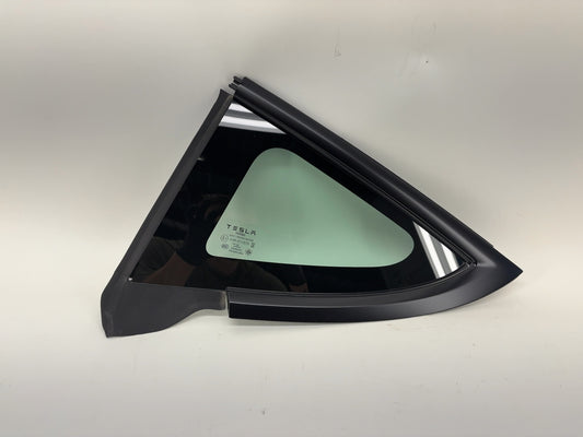 2025 Tesla Model 3 Highland Rear Quarter Glass Left Black 1915483-20-C