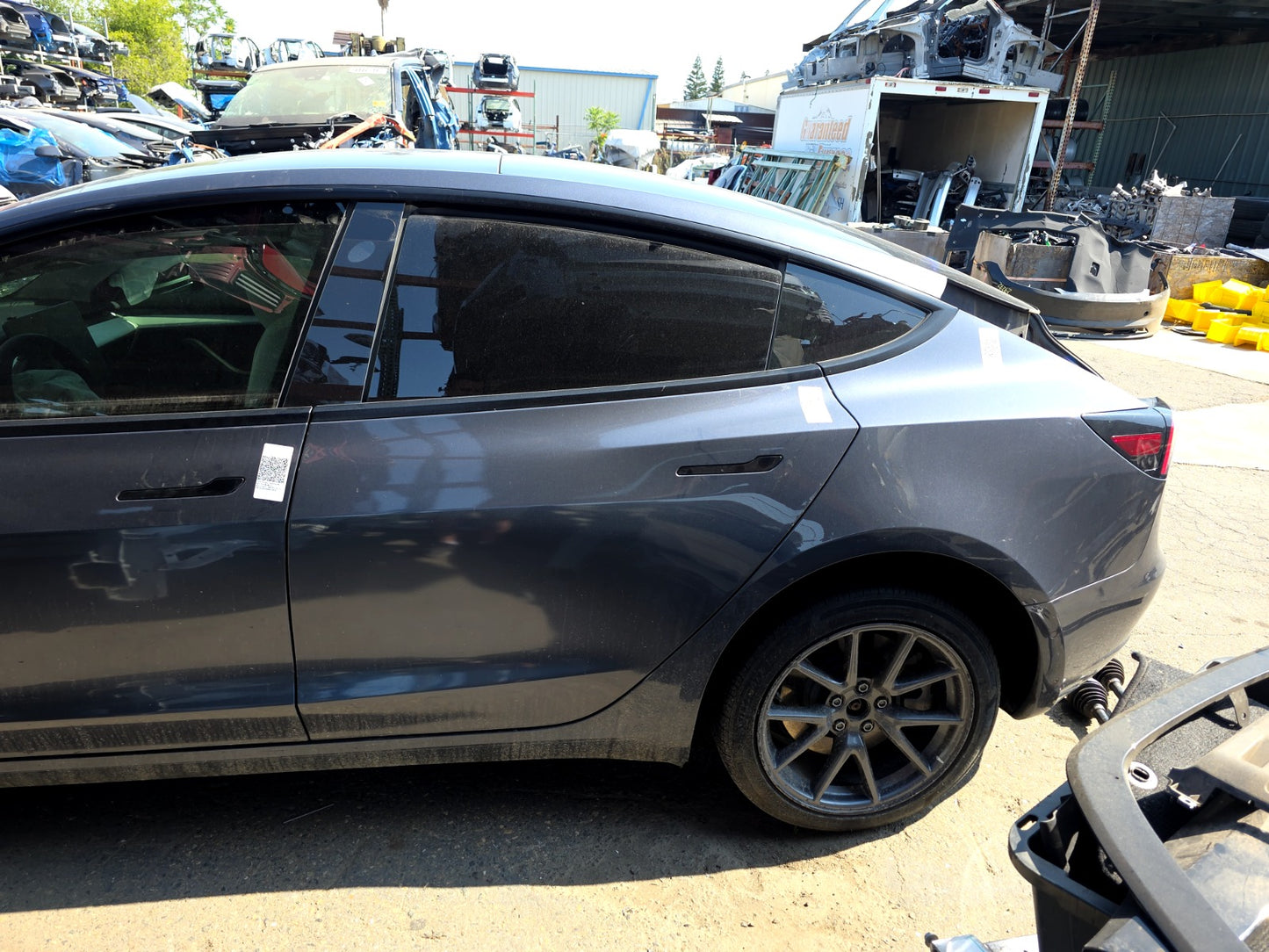 2021-2023 Tesla Model 3 Rear Left Door Assembly No Door Trim 1081441-E1-C